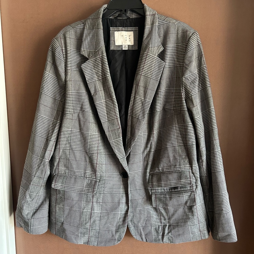 A New Day Plaid Blazer